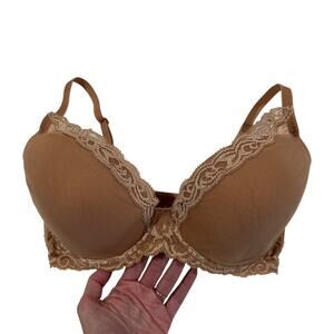 Natori Feathers T-Shirt Bra Cafe Women's Size 34DDD Style 730023 MSRP $68